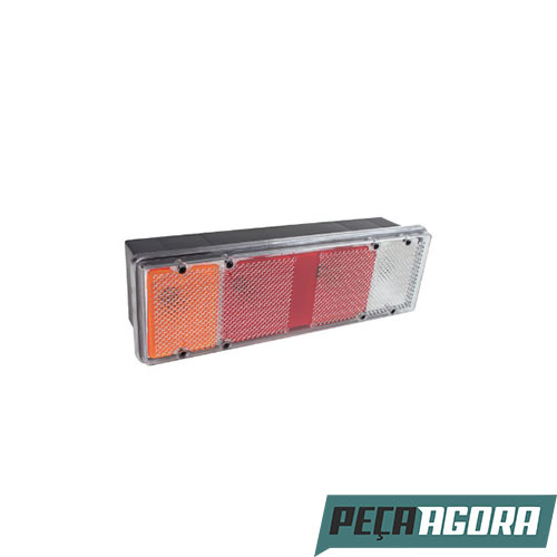 LANTERNA TRASEIRA PARA IVECO EUROTECH CONECTOR E CHICOTE ESQUERDO  (7138683)
