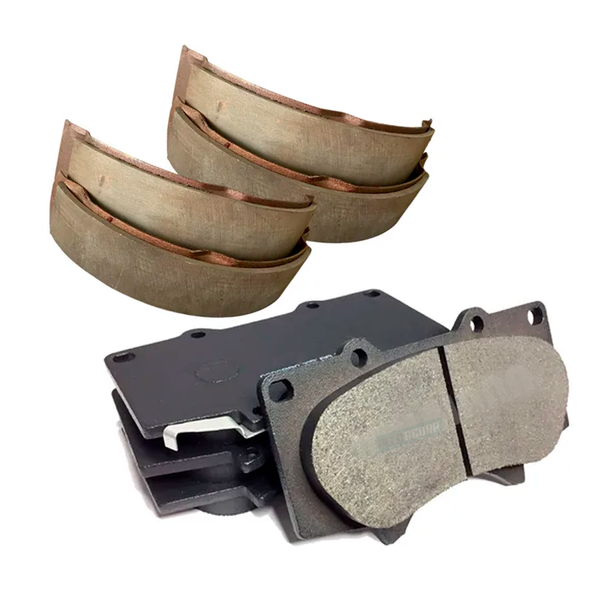 KIT PASTILHA LONA DE FREIO HILUX 2016 A 2024  (04465-0K280)