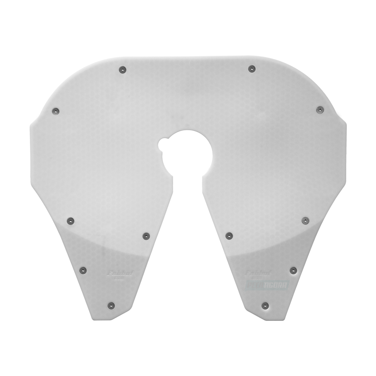 PROTETOR DESLIZANTE 5 QUINTA RODA JOST JSK37CX BRANCO INJETADO (JSK37CX-JSK37CY-