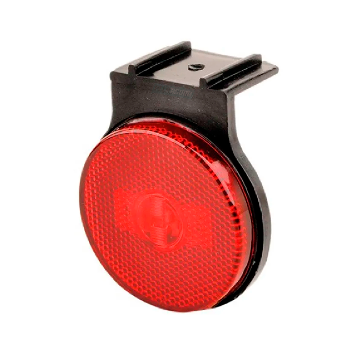 LANTERNA LATERAL CARRETA LED VERMELHA COM SUPORTE E CONECTOR 65MM BIVOLT (L3113V