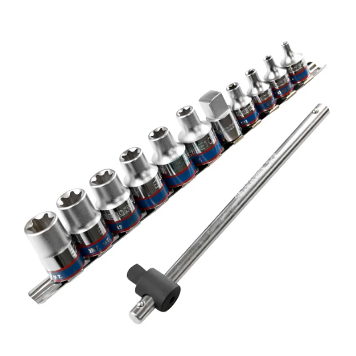 JOGO SOQUETES TIPO TORK 12 PCS (881007)