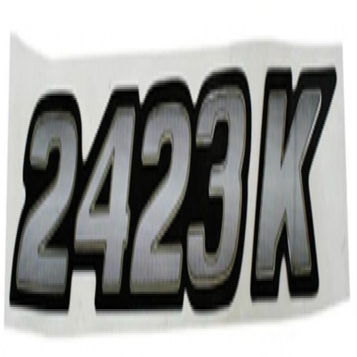 EMBLEMA LATERAL LISO RESINADO 2423 (MB2423)