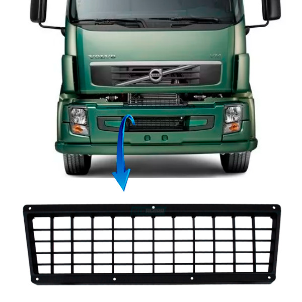 GRADE INFERIOR PARACHOQUE VOLVO VM ATE 2013 PLASTICO INJETADO (20742470-V20092)