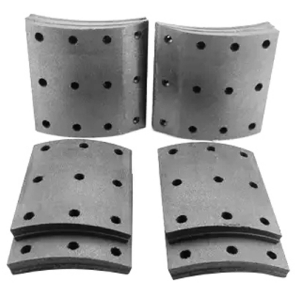 JOGO LONA FREIO TRASEIRO STD VV289 AF/600 - VOLVO    B10M  ANO 95/... DIANTEIRO 