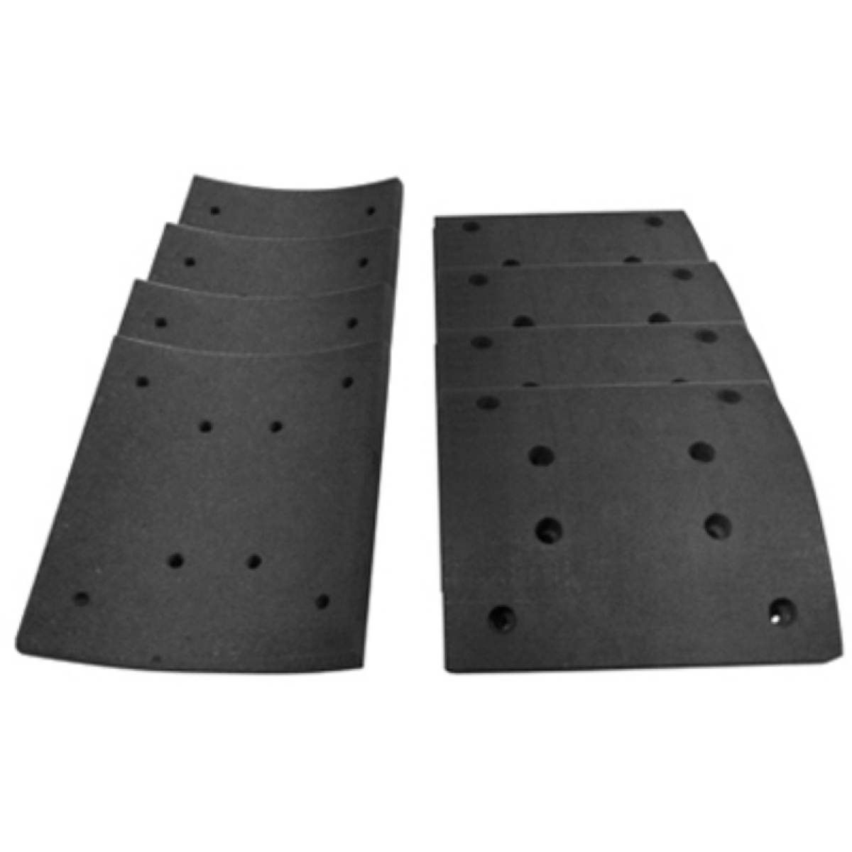 JOGO LONA FREIO TRASEIRO STD MB195AF600 - MERCEDES  ONIBUS  OF1218 MICRAO ANO 20