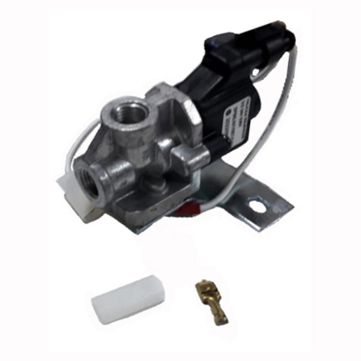 VALVULA SOLENOIDE 3 2 VIAS 1 4 NPT 24VCC AGRALE TOMADA DE FORCA, ACIONAMENTO DO 