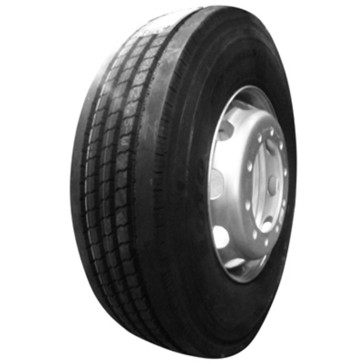 RODA DISCO 8 .25 X 22 .5 SEM CAMARA COM PNEU 295 10 FUROS RETOS CARRETA  PNEU BO