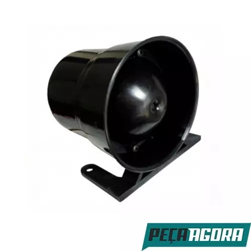 SIRENE MARCHA RE DNI BIVOLT 12V 24 V PRETA (DNI4027-DNI4127)