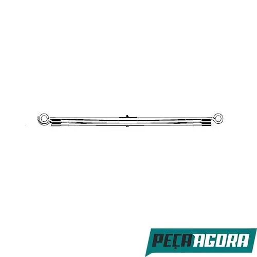 FEIXE DE MOLA COMPLETO DIANTEIRO MB ATEGO 1518 1718 1719 1725 1726 1729 (4X2) 24