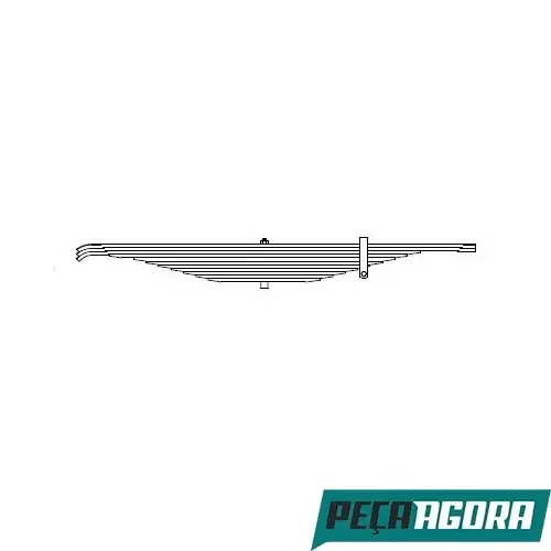 MOLA HOESCH MB ATRON 2324 TRUCADO DIANTEIRO ATEGO 2425   (208006923.)