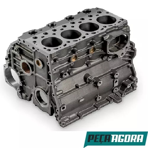 BLOCO MOTOR MB OM904 ACCELO ATEGO 712C MERCEDES BENZ  (9040104005)