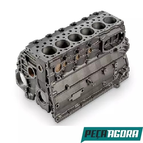 BLOCO MOTOR MB OM906 1725 2423 2425 ATEGO AXOR 0500U MERCEDES BENZ (9060100406)