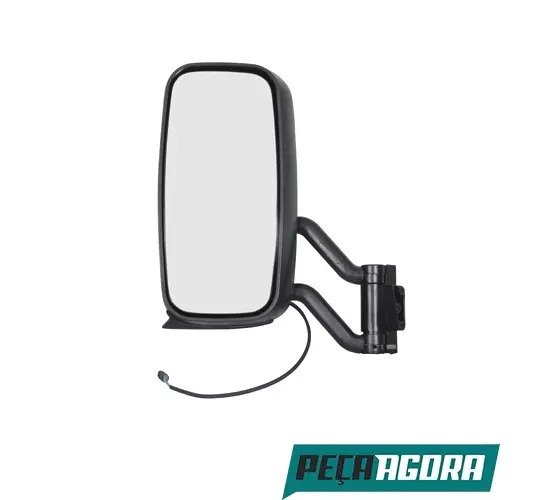 ESPELHO RETROVISOR ESQUERDO ELETRICO VOLVO FH12 FM12 NH12 ATE 2002 COM DESEMBACA