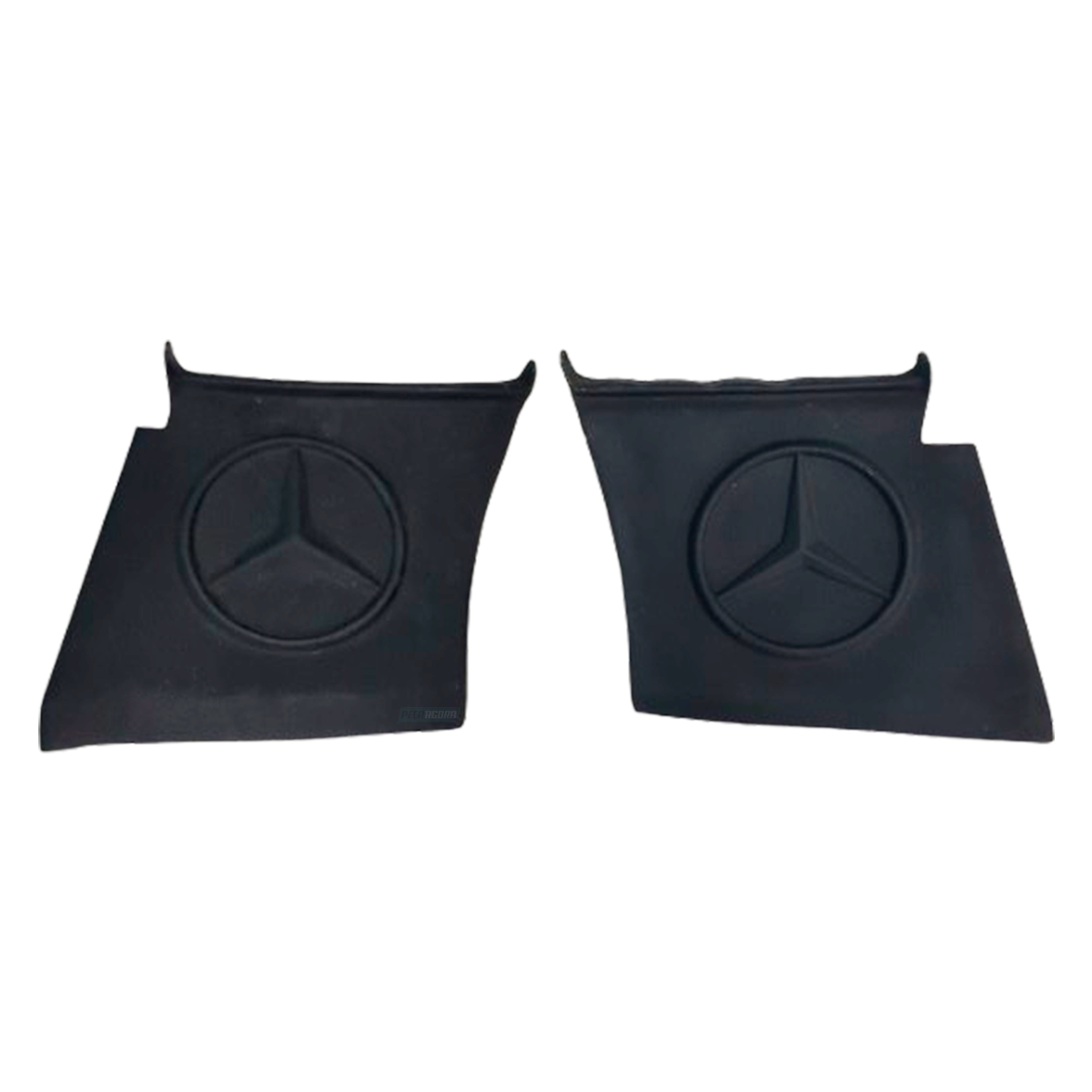 PAR TAPA ESTRIBO FIBRA MB 1113 1114 1313 1513 CARA PRETA (K.Q697-AS4214-Q697-AS4