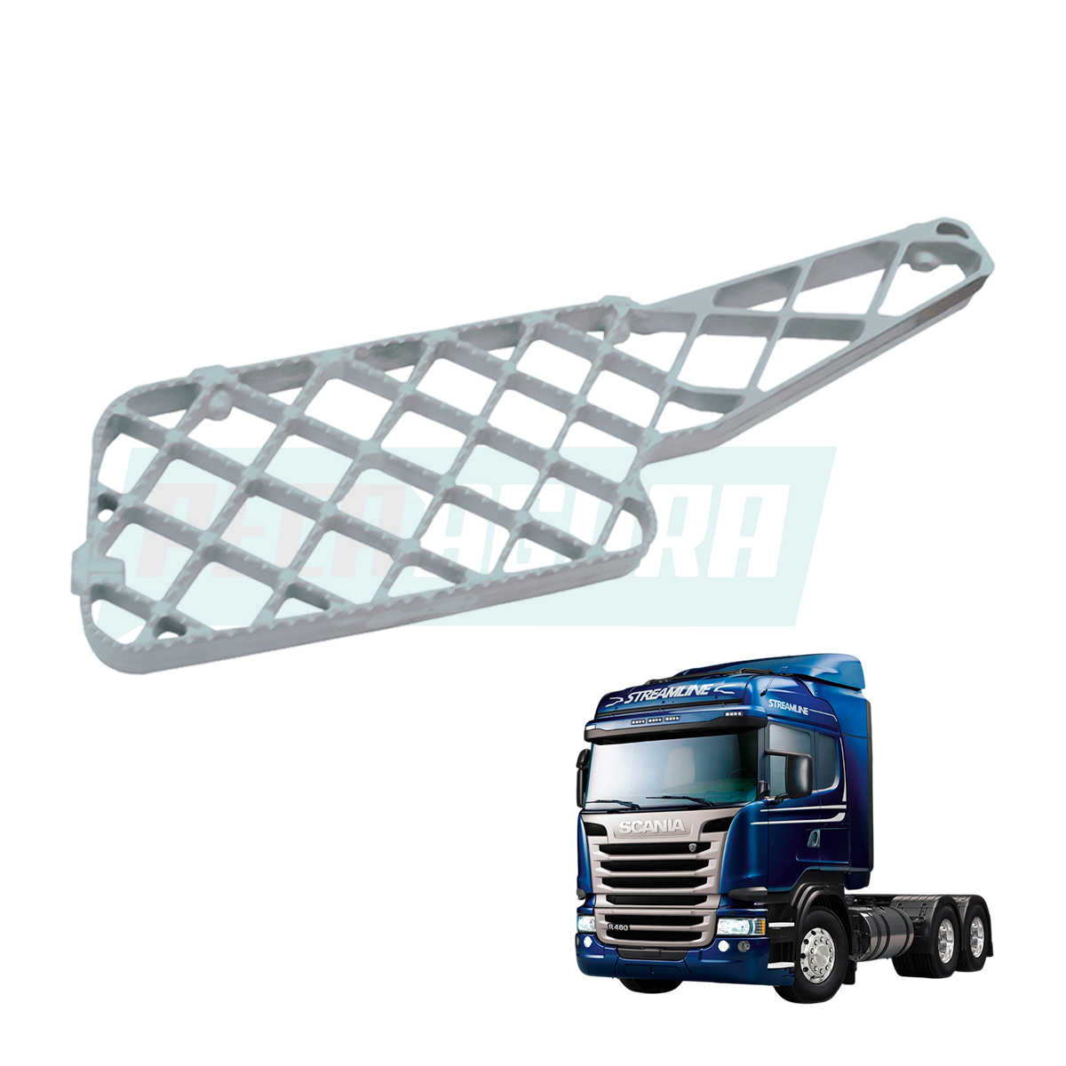 PISANTE SUPERIOR DO ESTRIBO SCANIA SERIE 5 P/G LE ALU (1535039...)