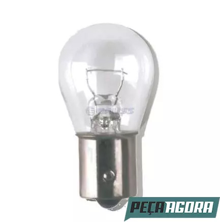 LAMPADA DE FREIO 12V VOLTS S25 21W BA15S INCOLOR (GL1141)