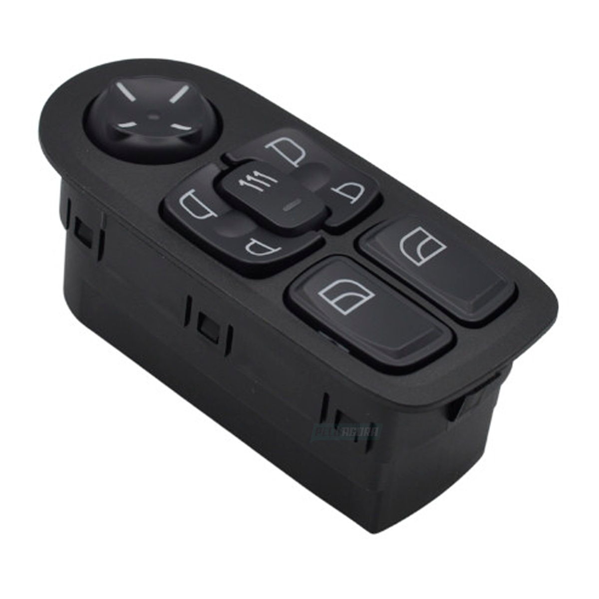 INTERRUPTOR VIDRO ELETRICO COMPLETO ESQUERDO DAF XF CF 2014... (1811131-C710003)