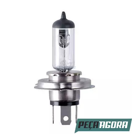 LAMPADA H4 12V VOLTS 60/55W BRANCA HALOGENA (GL11H4)
