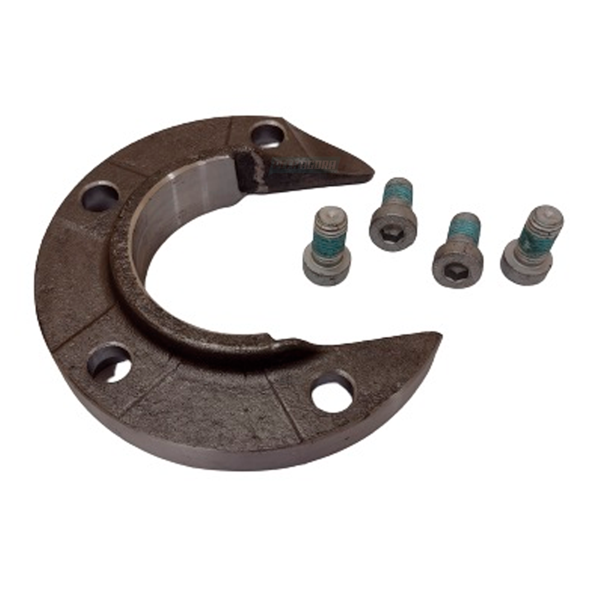 ANEL QUINTA RODA JOST 3.1/2" PARA 2", CONVERSAO COM 4 FUROS E PARAFUSOS (KIT0908