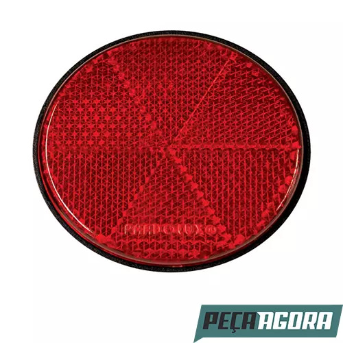 REFLETIVO OLHO DE GATO UNIVERSAL CAMINHAO VERMELHO ACRILICO (PL15270023)