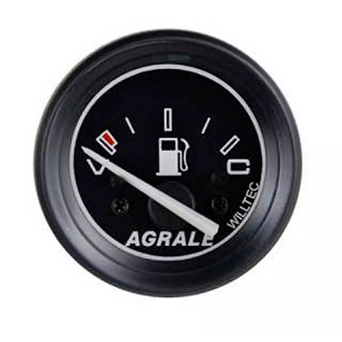 MARCADOR INDICADOR COMBUSTIVEL AGRALE 12V 52MM PRETO (6007011456000-W23421P)