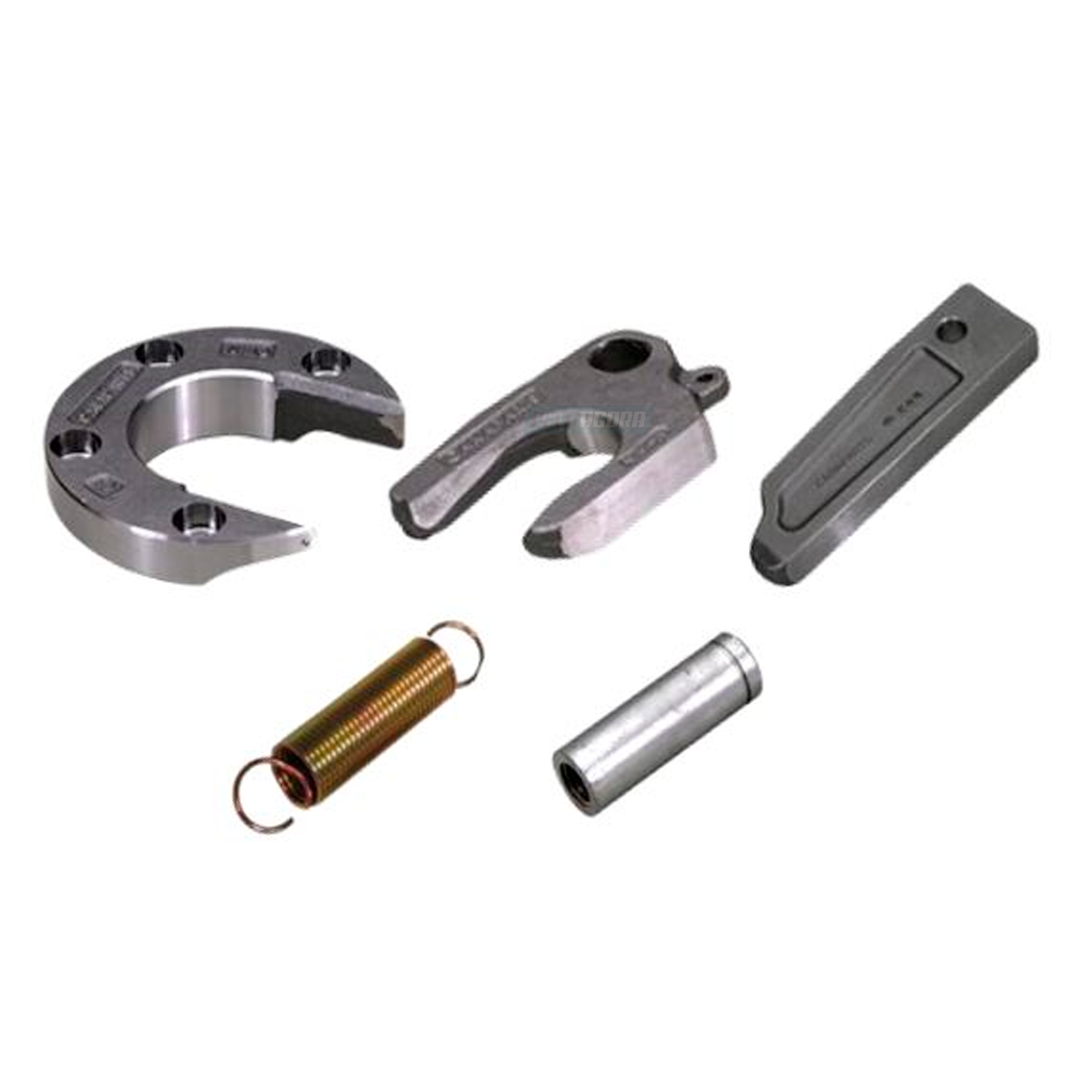 KIT REPOSICAO QUINTA RODA ANEL 2 POLEGADAS 4 FUROS GANCHO MOLA E PINO DO GAVIAO 