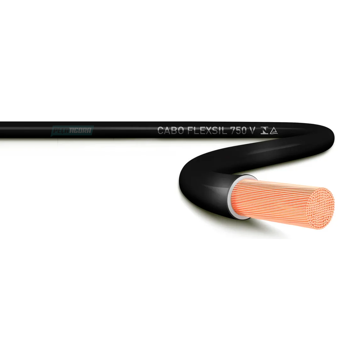 CABO FLEXIVEL DE 2.5MM 750V 100M PRETO ( CF750V125MM)