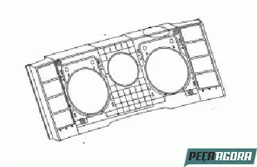 PAINEL DE INSTRUMENTOS CINZA (6886897090C)