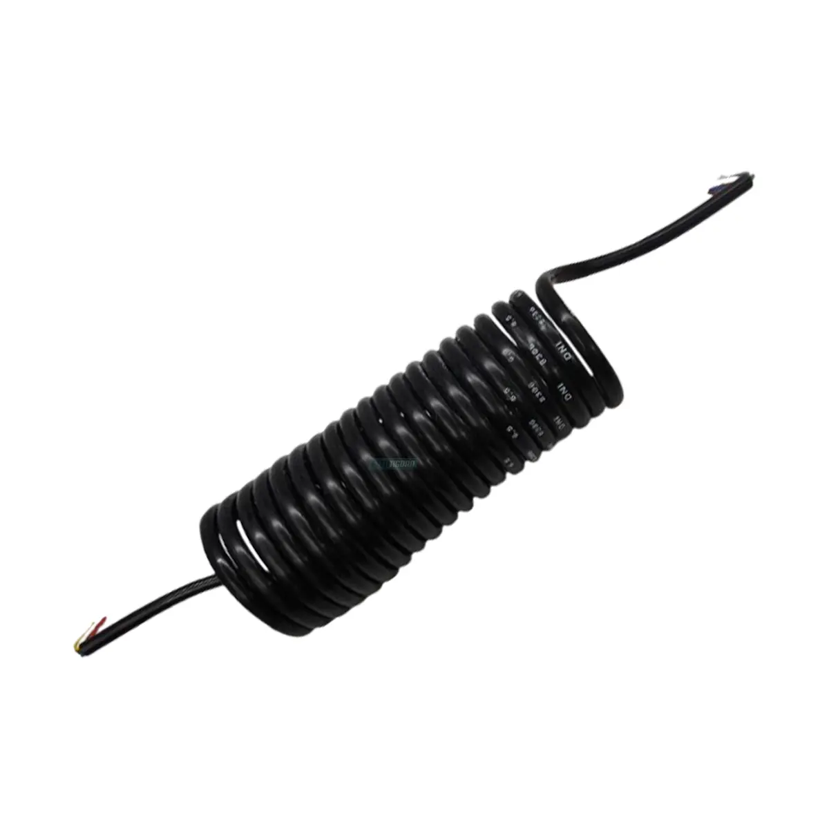 CHICOTE ELETRICO ESPIRAL 6,5M 7 VIAS SEM CONECTOR REBOQUE SEMI REBOQUE (DNI8306)
