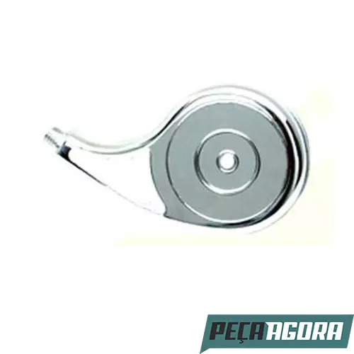 CALOTINHA CROMADA PLASTICA GOTA LISA S/ REFLETOR ESQUERDO (NF17)