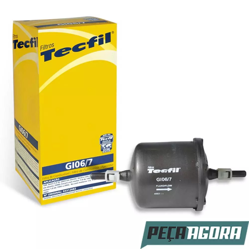 FILTRO GASOLINA ALCOOL GM GI06/7 TECFIL  (93312682)
