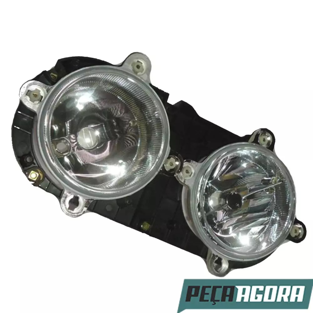 FAROL DUPLO DIAGONAL SEM LAMPADAS FORD CARGO LADO ESQUERDO (BG7X13006AA)