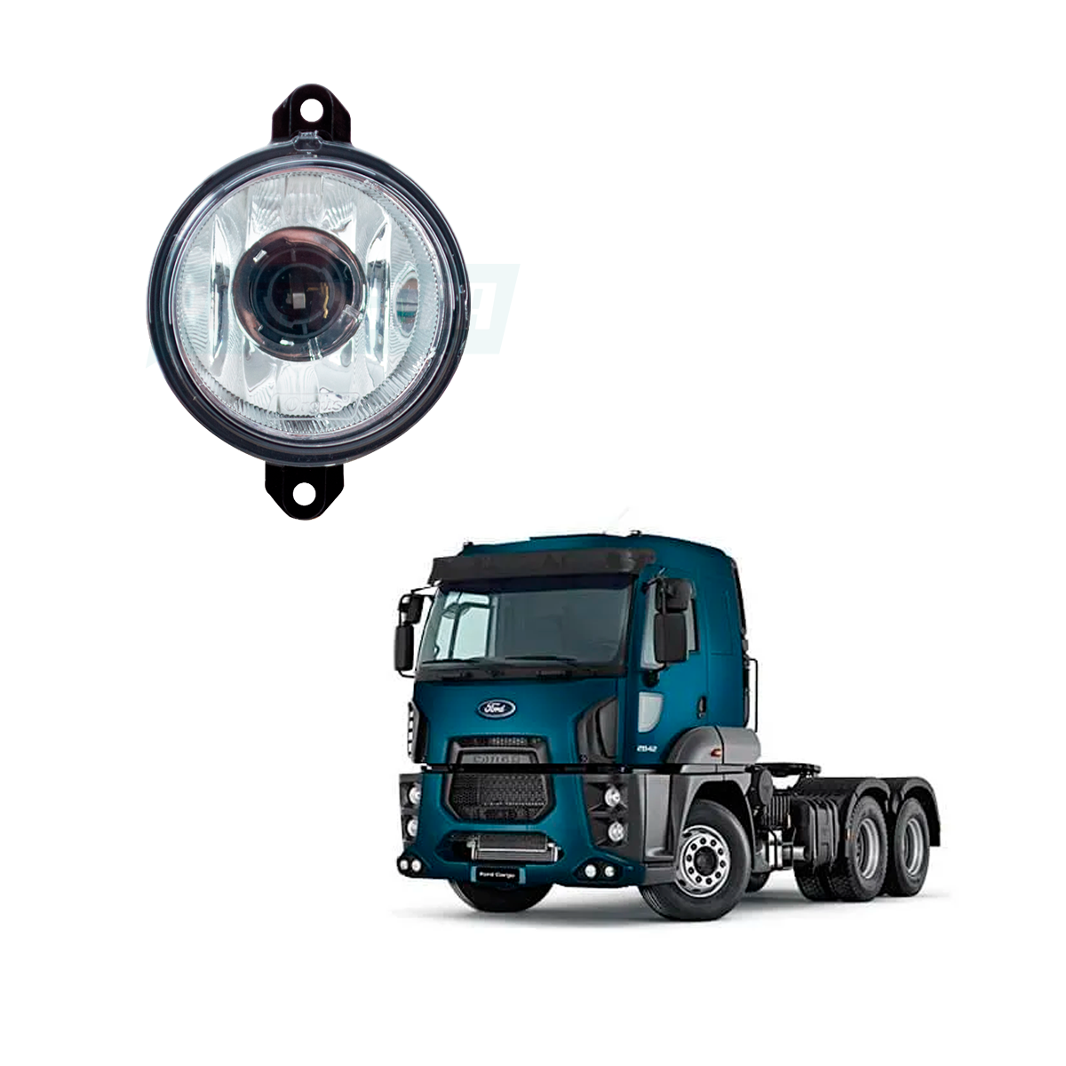 LANTERNA FRONTAL DO SINAL DIRECIONAL FORD NOVO CARGO EXTRA PESADO 2042 4X2 2842 