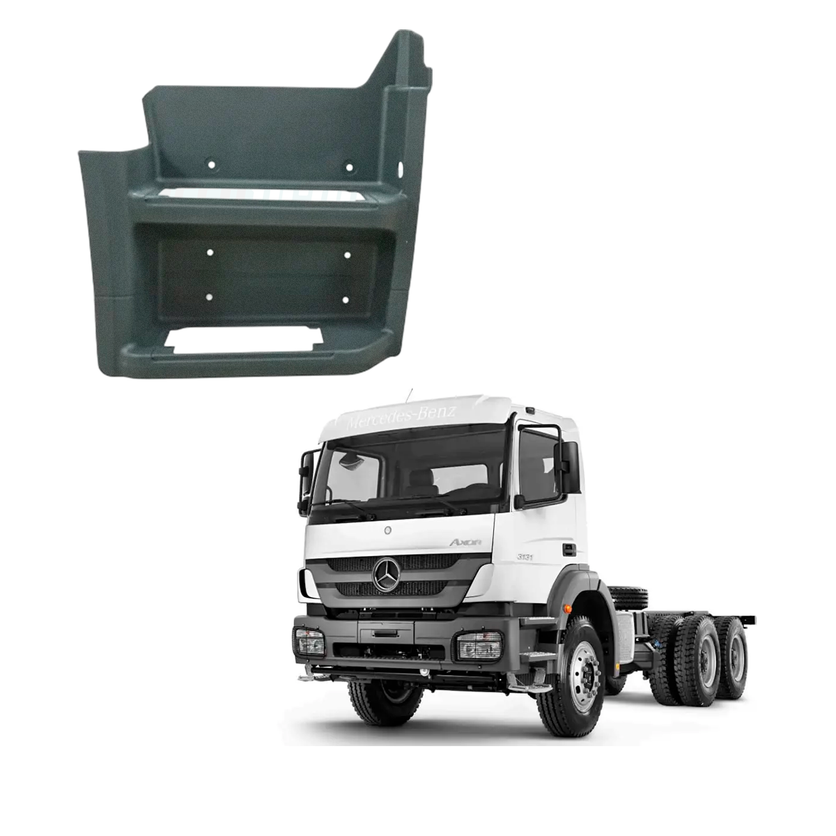 ESTRIBO DIREITO MB AXOR 1933 1938S 1944S (940666090100-P300.02)