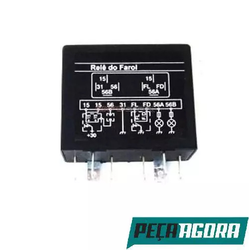 RELE COMUTADOR FAROL PARA SCANIA SERIE 4 P94 P114 P124 (1401788)