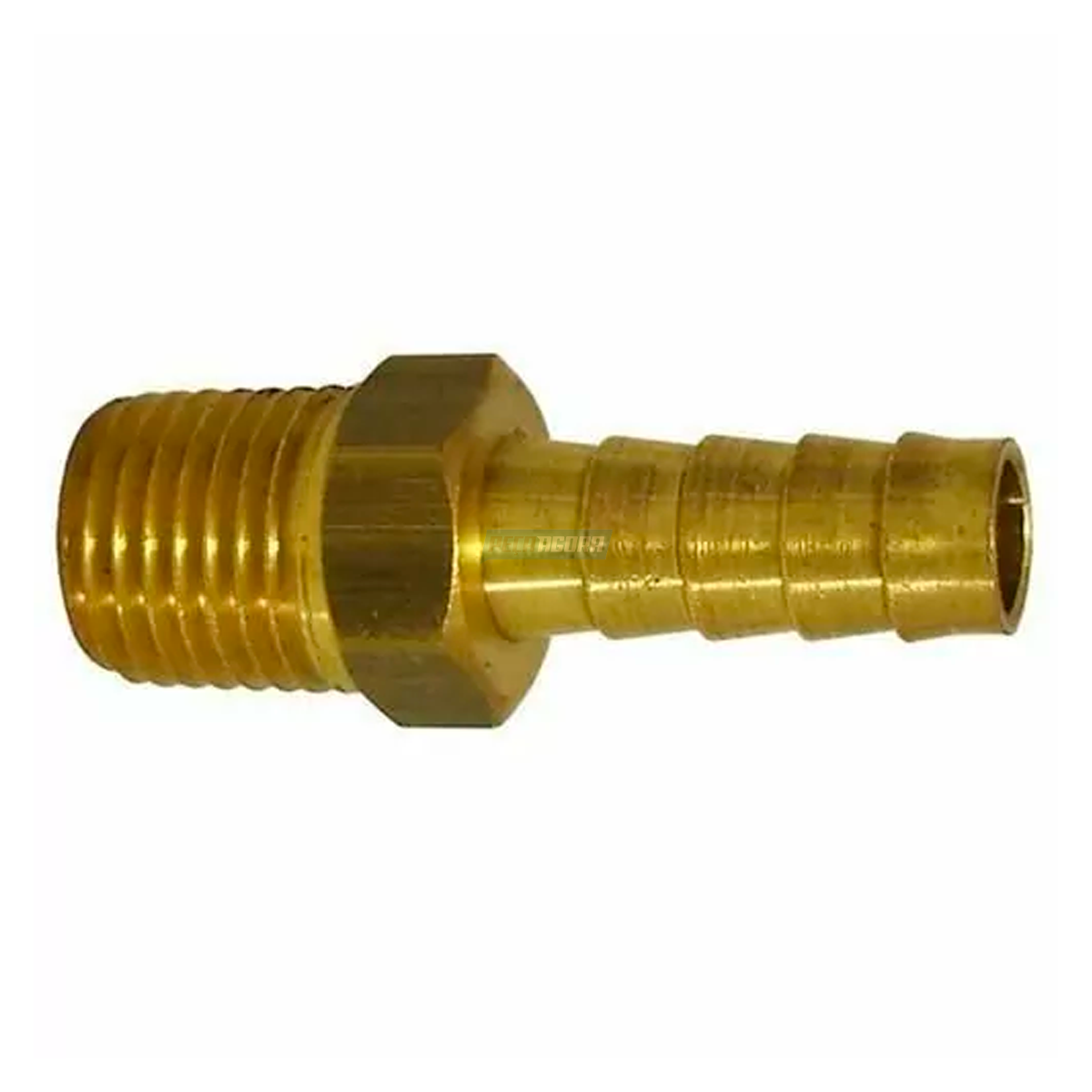 ESPIGAO FIXO MACHO ROSCA 1/4 POL NPT PARA MANGUEIRA 3/8 (100/1438)