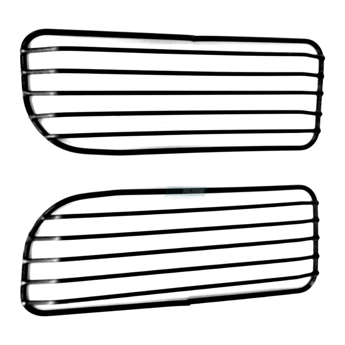 PAR PROTETOR FAROL AUXILIAR MB AXOR FERRO PRETO (PFP047.)