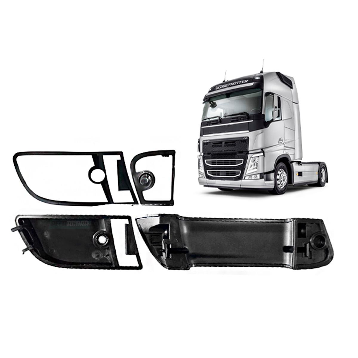 MACANETA EXTERNA PORTA DIANTEIRA DIREITA VOLVO FH 2015 A 2021  (21457762-2149525