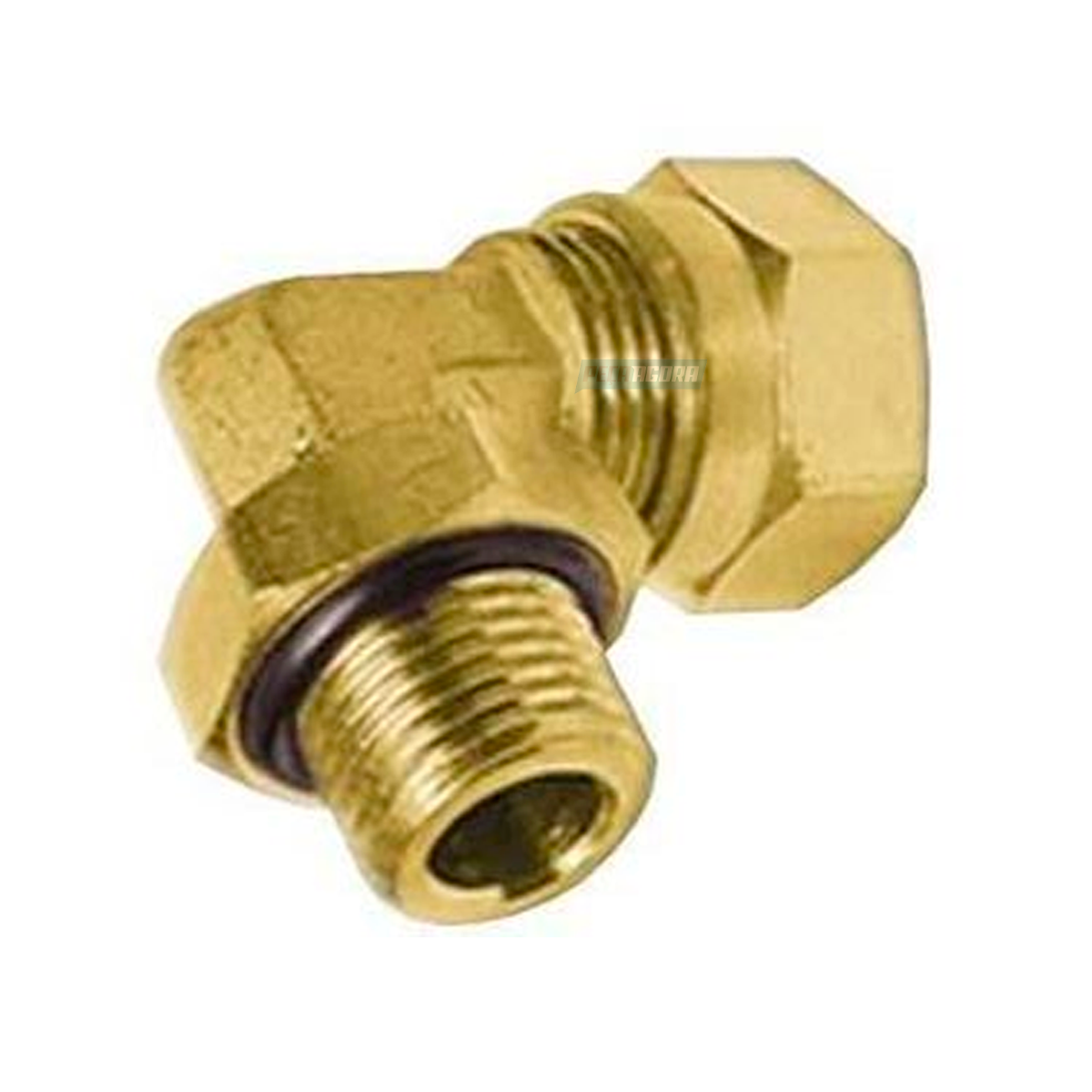 COTOVELO MACHO M16X1,5 X 12MM TUBO PORCA E ANILHA DIVERSAS (1282)