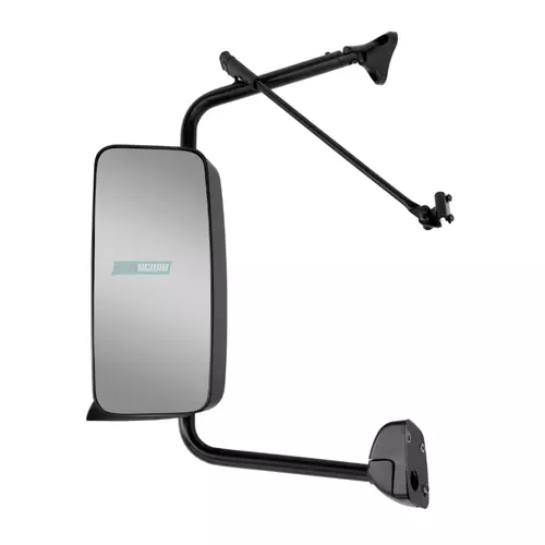 ESPELHO RETROVISOR MANUAL ESQUERDO MB ATEGO AXOR 2007 A 2013 SEM AUXILIAR SEM DE