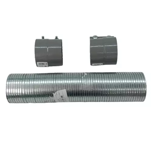 TUBO FLEXIVEL ESCAPAMENTO 3.1/2 400MM INOX SEM ABRACADEIRA VW 26260E 31260E (2T2