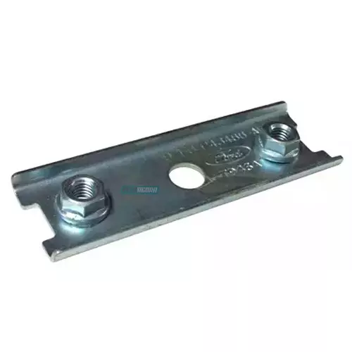 PLACA FECHADURA TAMPA TRASEIRA FORD COURIER 1997 A 2013 (97FGP43488AD)