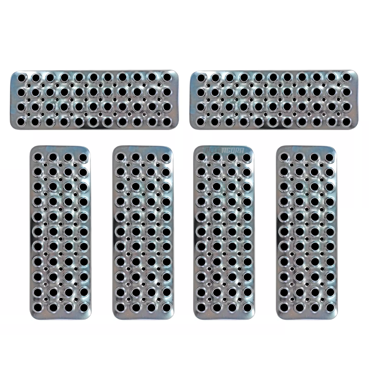 KIT PISANTE ESTRIBO INFERIOR E SUPERIOR SCANIA T 112 113 - ZINCADO (K.523996-523