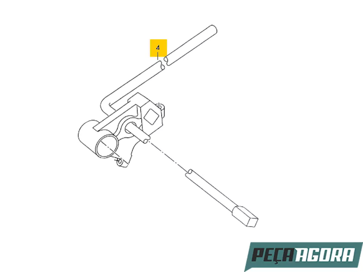 BARRA DE TORCAO LADO ESQUERDO VW WORKER 7100 16210  (2RD899311)