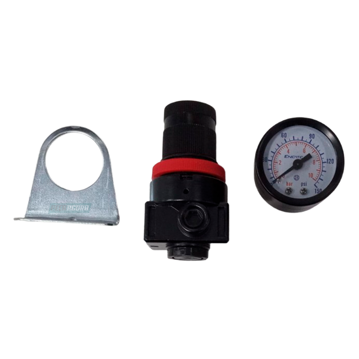 VALVULA REGULADOR PRESSAO COM MANOMETRO 12 BAR 1/4 BSP (3844215369-ENG412182)