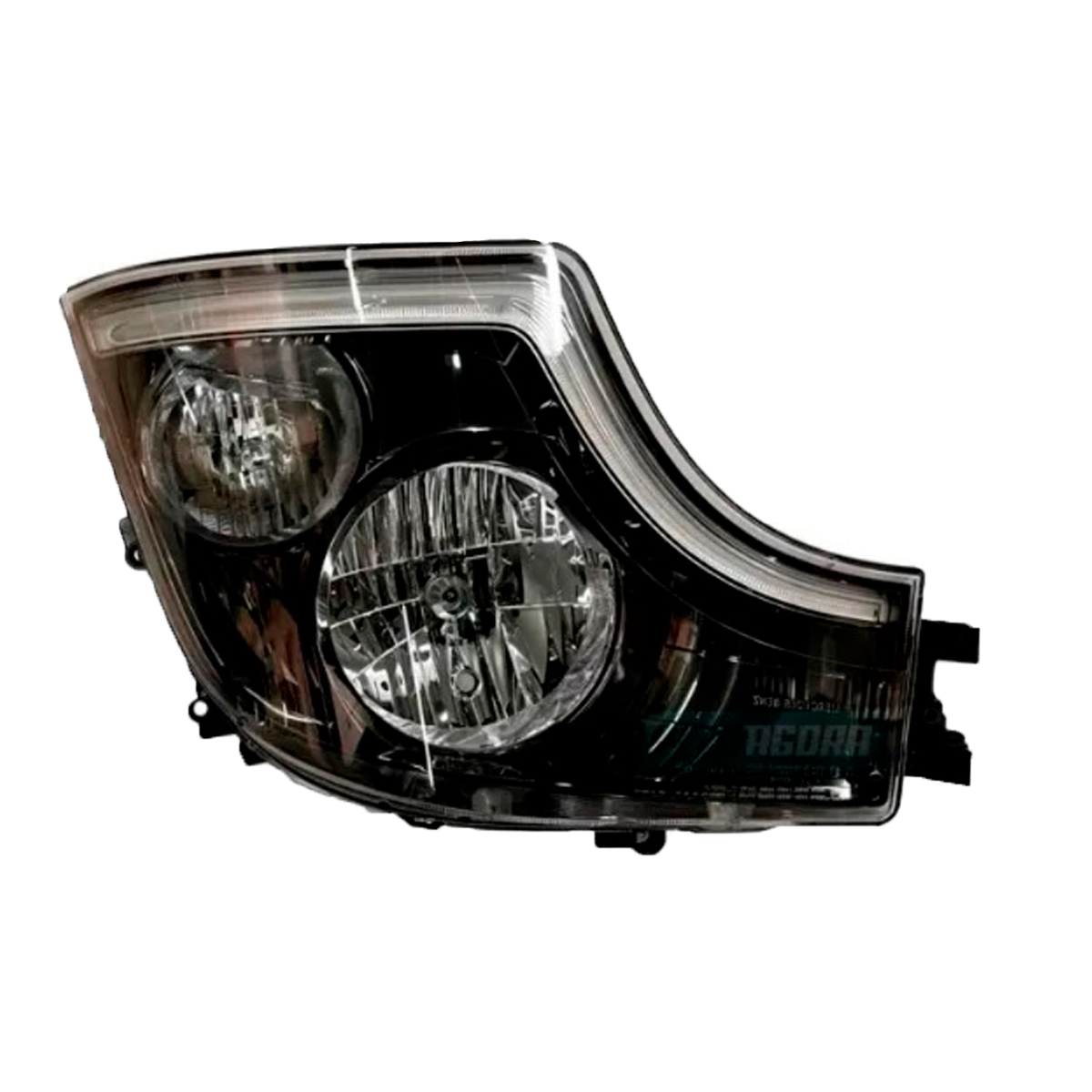 FAROL PRINCIPAL  ACTROS MP4 DIR. COM DRL (SETA NO DRL) (9618206561)