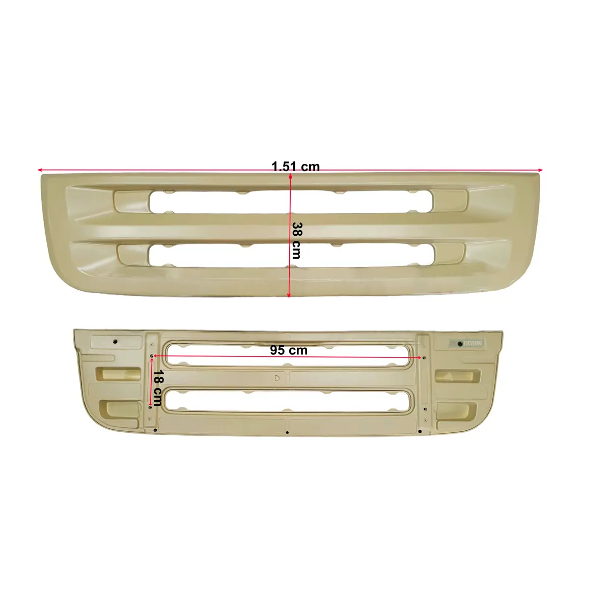 GRADE INFERIOR PARA SCANIA R420 2007/2010 AMALCABURIO 6114 (1536807,)