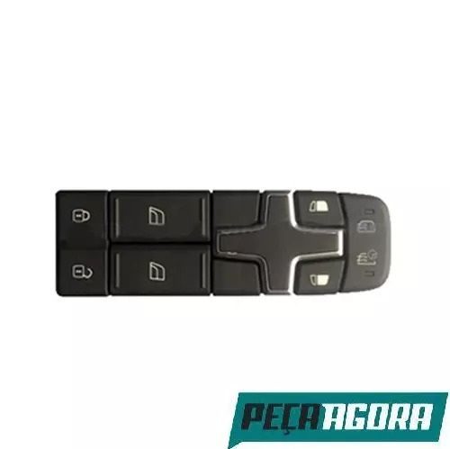 BOTAO INTERRUPTOR VIDRO ELETRICO VOLVO FH14/FM14 (22154286L)