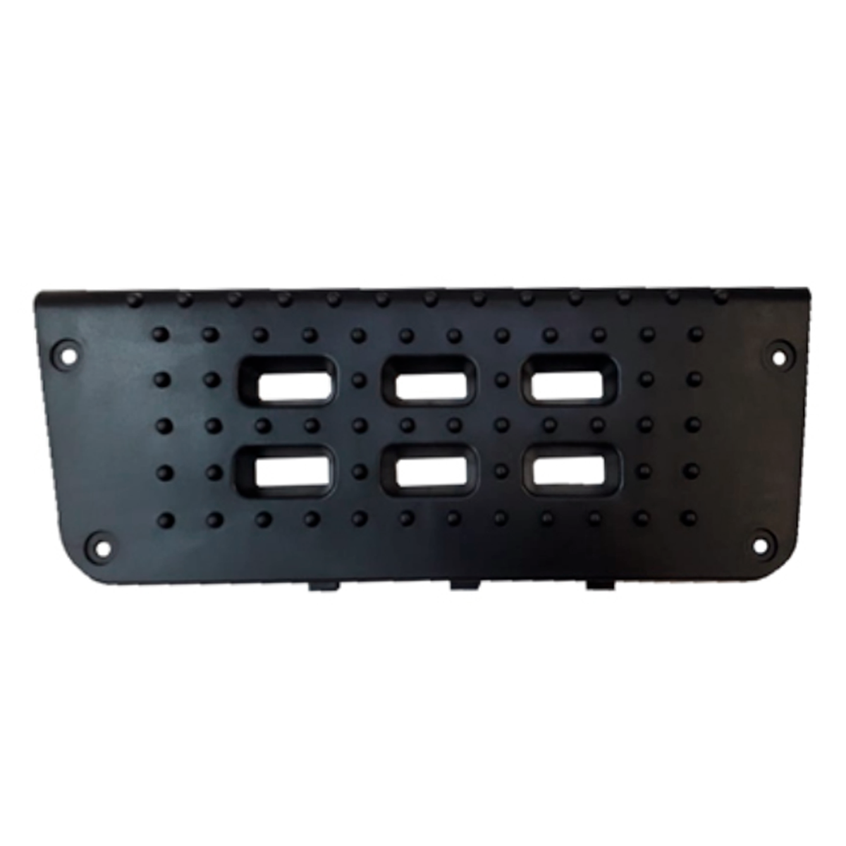 TAPETE PLASTICO SUPERIOR ESTRIBO DIREITO PRETO VW 19370 (2T2821688-VWS012P)