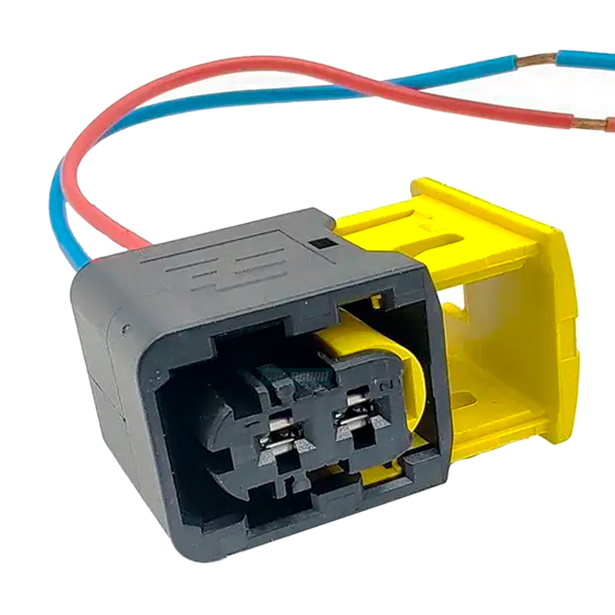 CHICOTE PLUG CONECTOR 2 VIAS BUZINA AR CORNETA CAMINHOES (TC1021854)